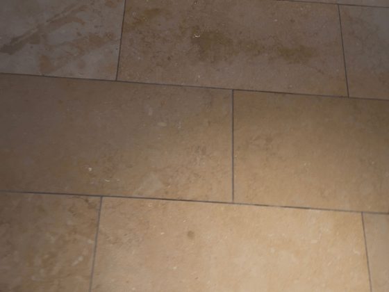 Before Travertine Restoration